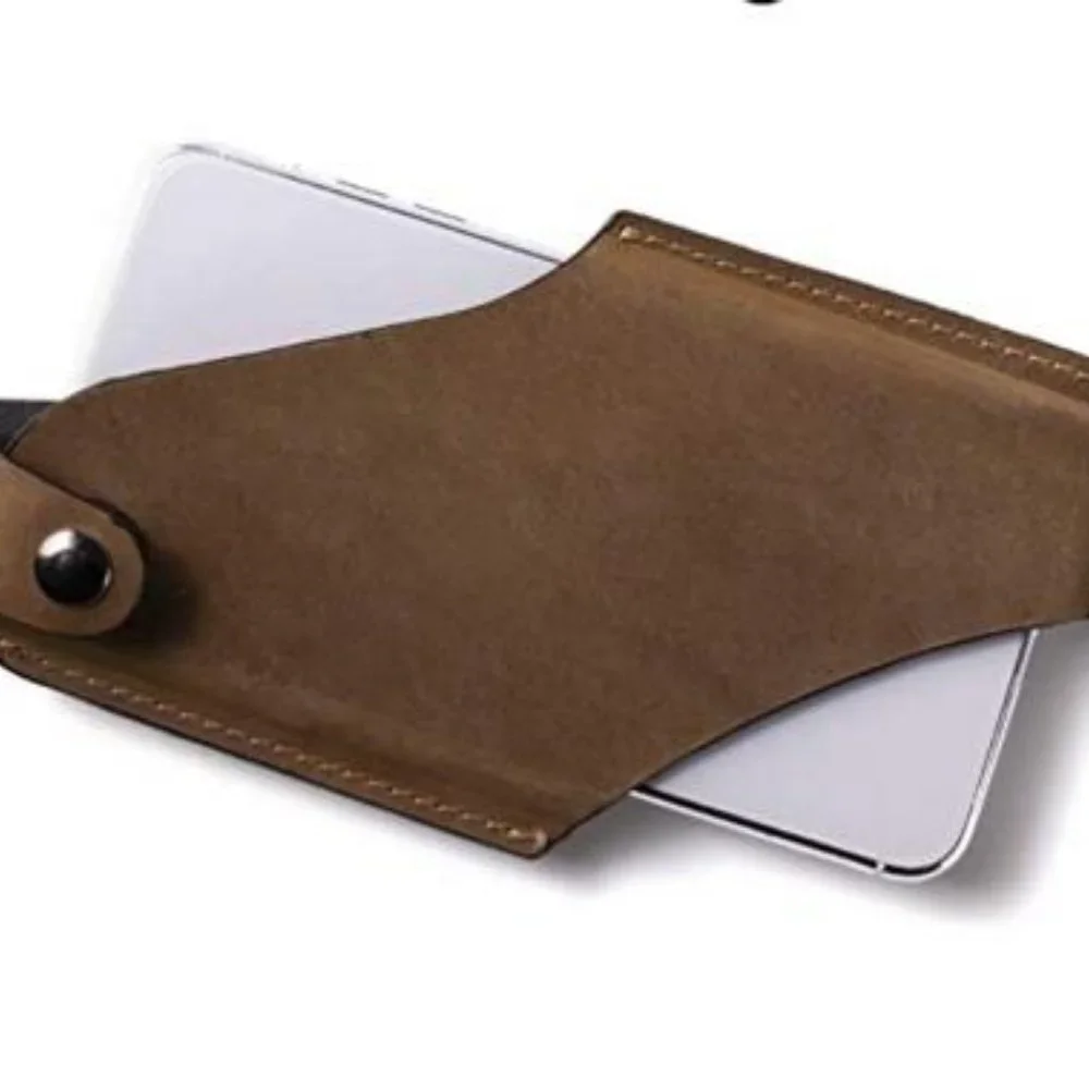 FLAPI Dark brown Leather Phone Holster